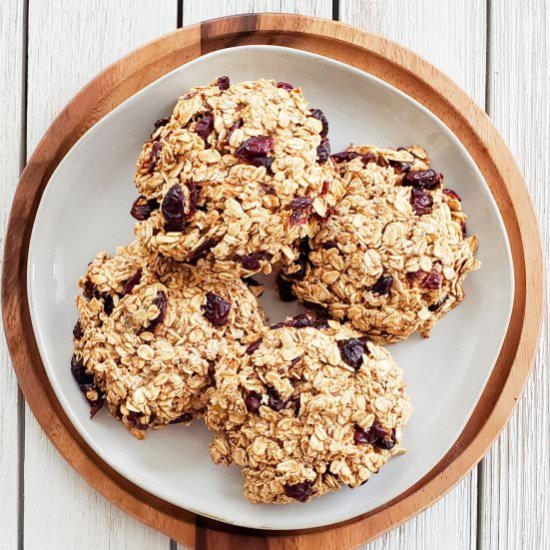 Cranberry Banana Breakfast Cookies - Recipe photo by leelscooks