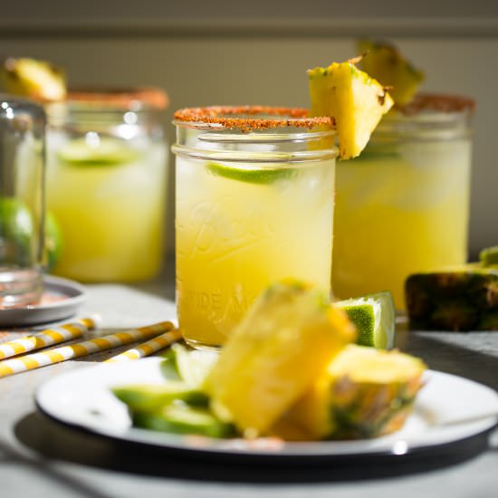 pineapple margaritas - Recipe photo by Butter Be Ready