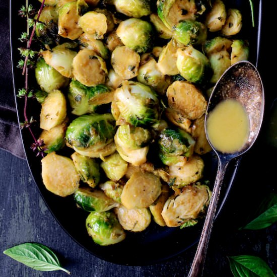 Brussels Sprouts Thai Curry Butter - Recipe photo by fromachefskitchen