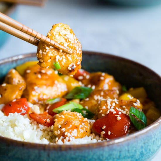 Whole30 Sweet and Sour Chicken - Recipe photo by foodfaithfitness
