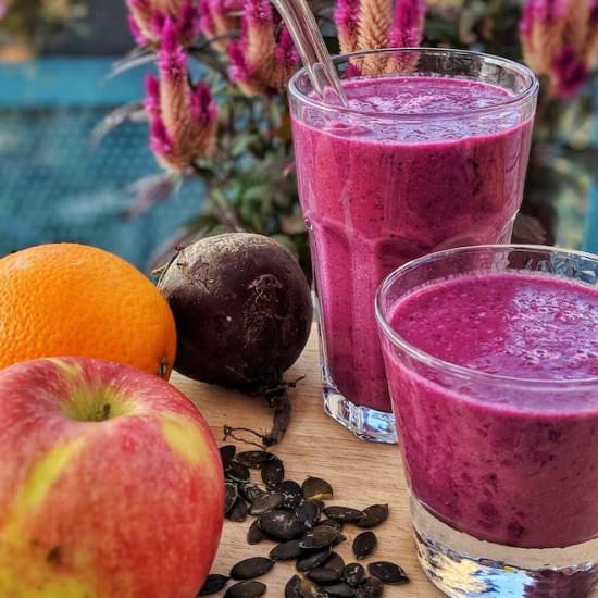 Purple Love Smoothie - Recipe photo by In Love with Bliss