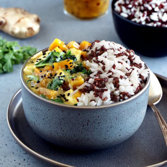 Mango Chutney Tofu Curry - Recipe photo by Dels cooking twist