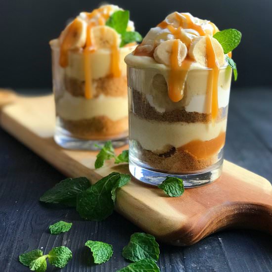 Banana and Caramel Dessert - Recipe photo by yummology