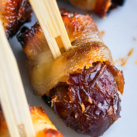 Bacon Wrapped Dates - Recipe photo by 1PotRecipes