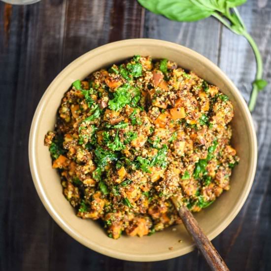 Sweet Potato Quinoa Salad - Recipe photo by plantandvine