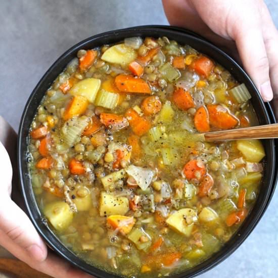 Detox Lentil Soup - Recipe photo by suebeehomemaker