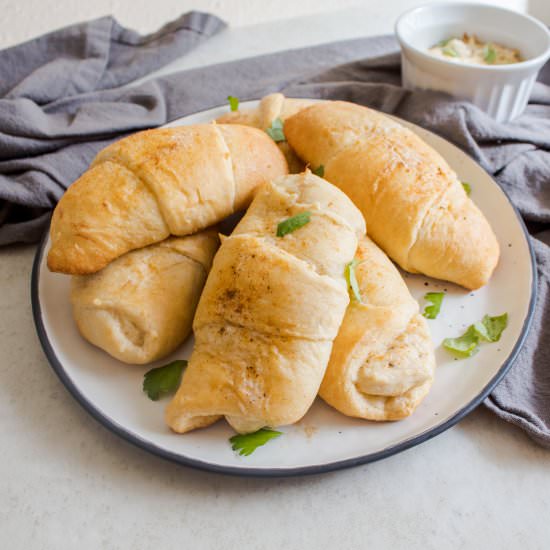 Crab Dip Crescent Rolls - Recipe photo by More Than You Can Chew