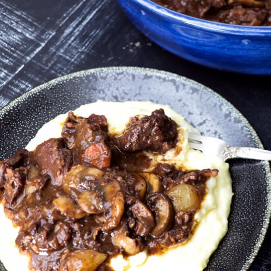 Beef Bourguigon - Recipe photo by Barbara Curry