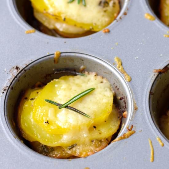 Rosemary Gruyere Potato Stacks - Recipe photo by cookingformysoul