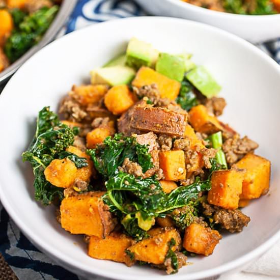 Sweet Potato Breakfast Hash - Recipe photo by therusticfoodie