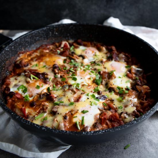 One-Pot Smoky Eggs & Beans - Recipe photo by thebellephant