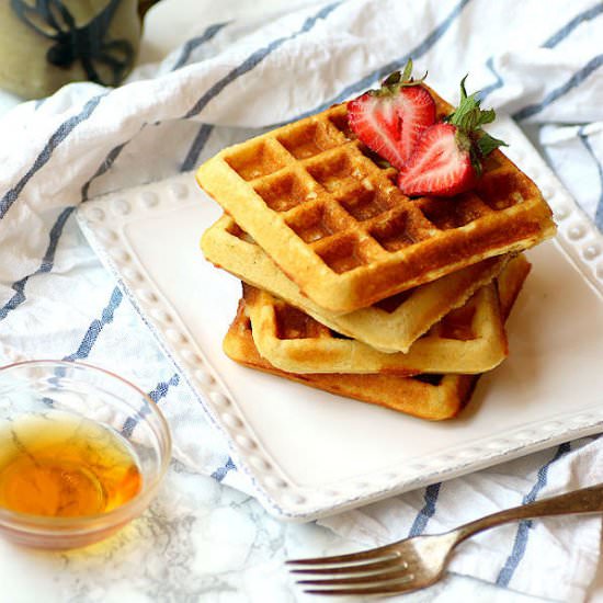 Corn Waffles - Recipe photo by DomesticDreamboat