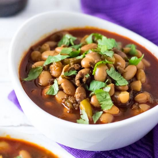 Drunken Beans - Recipe photo by Fox Valley Foodie