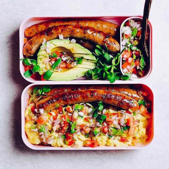 Whole30 Breakfast Sausage + Salsa - Recipe photo by IHeartUmami