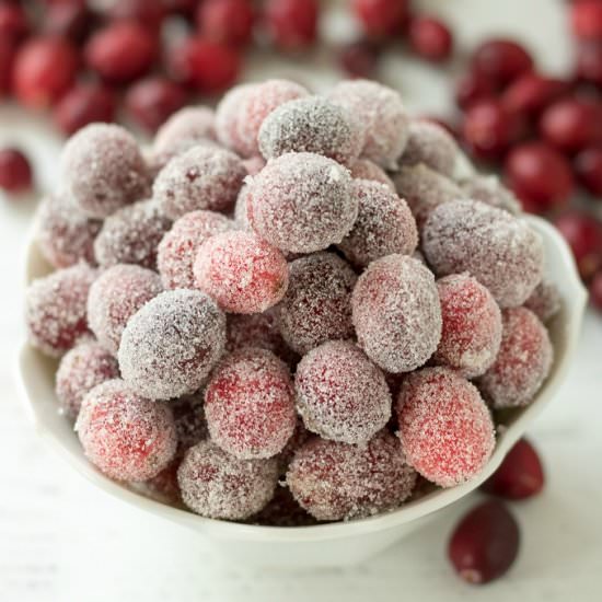 Sugared Cranberries - Recipe photo by LifesLittleSweets
