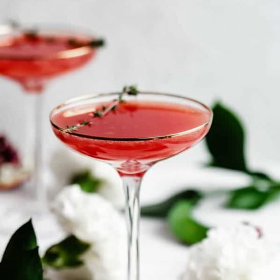 Pomegranate Kombucha Mimosa - Recipe photo by choosingchia