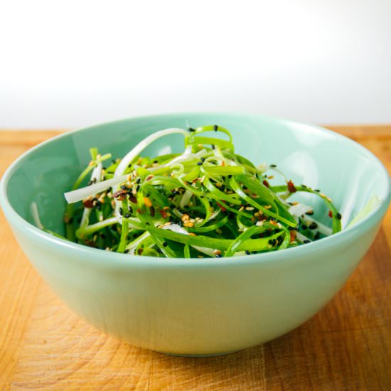 Green Onion Side Dish - Recipe photo by teaandkumquats