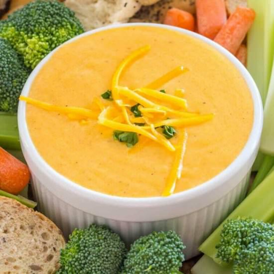 Beer Cheese Dip - Recipe photo by peasandpeonies