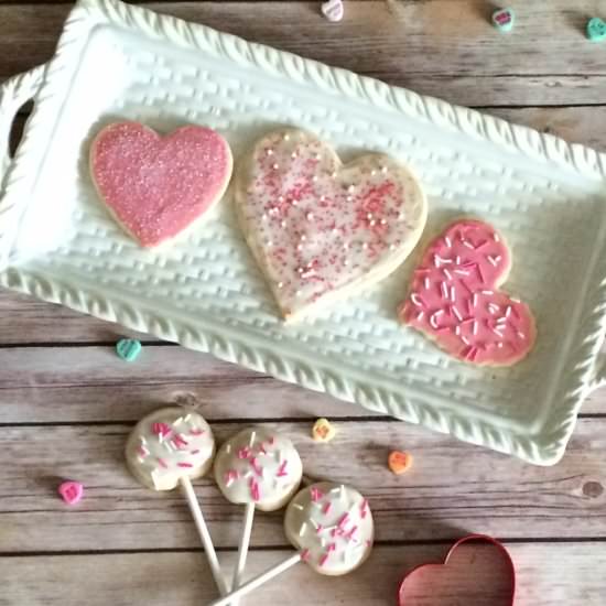 Valentine Cut-Out Sugar Cookies - Recipe photo by moneysavvyliving