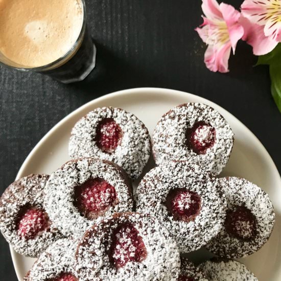 Chocolate Raspberry Tarts - Recipe photo by itsnotcomplicatedrecipes