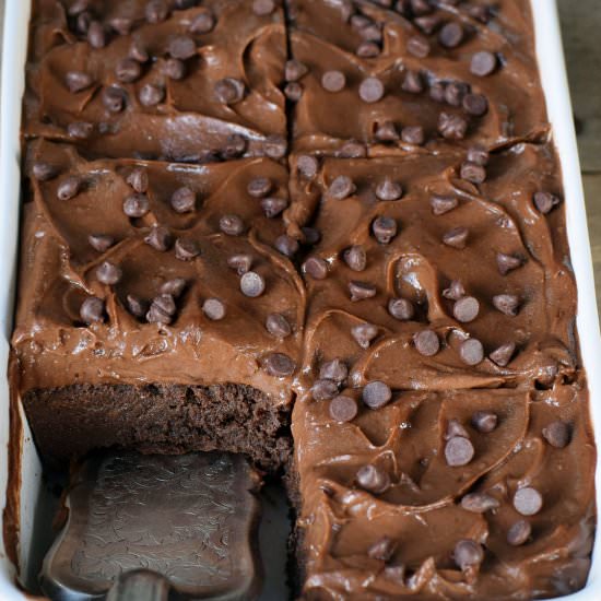 Fudgy flourless brownies - Recipe photo by elavegan