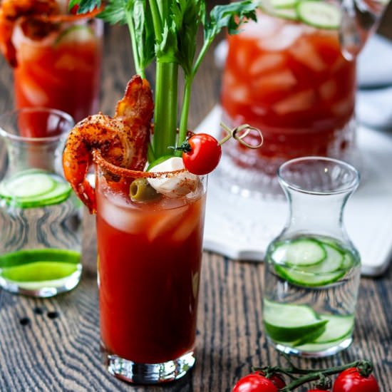 cucumber lime bloody mary - Recipe photo by Give it Some Thyme