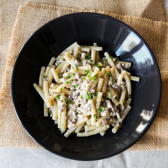 Creamy Mushroom Pasta - Recipe photo by CookingMyDreams