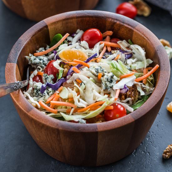 Winter Citrus Crunch Salad - Recipe photo by Crumb Top Baking