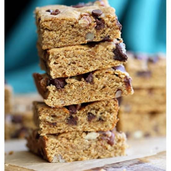 Pumpkin Blondies - Recipe photo by veganprovider