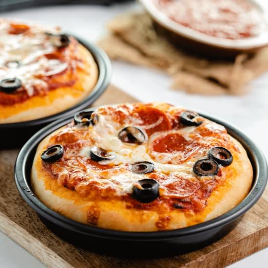 Copycat Personal Pan Pizza - Recipe photo by TheCozyCook