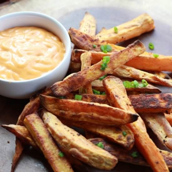 Crispy Baked Sweet Potato Fries - Recipe photo by asiancaucasian