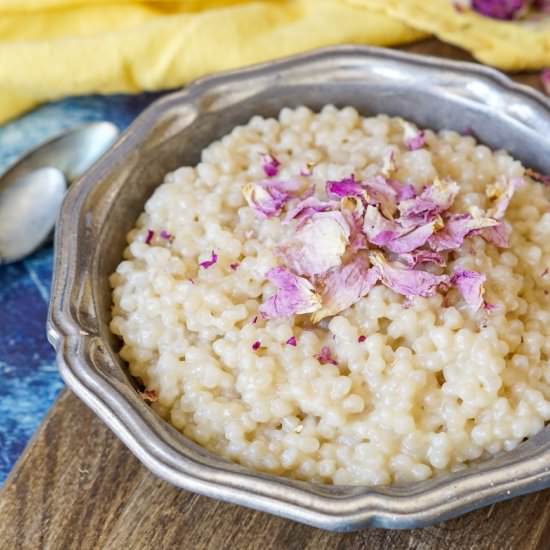 Maftoul bil Sukar - Recipe photo by TaraMar