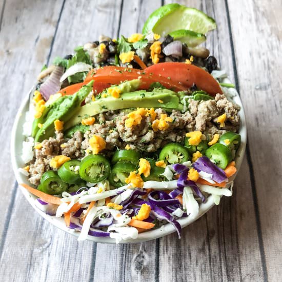 Healthy Burrito Bowl - Recipe photo by Heartatworkrecipes