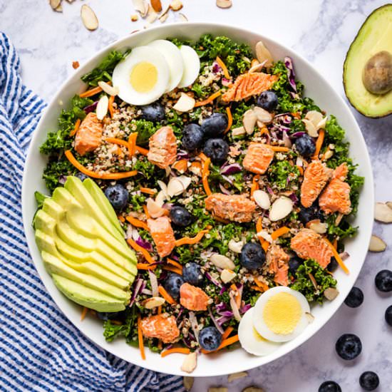 Super Foods Kale Salad - Recipe photo by Thelifejolie