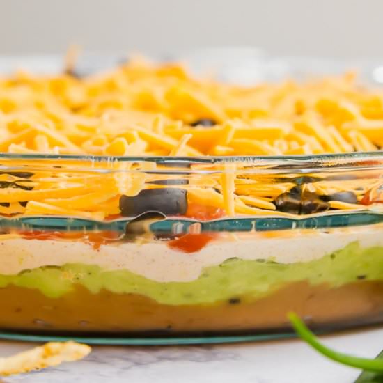 Classic 7 Layer Dip - Recipe photo by Thelifejolie