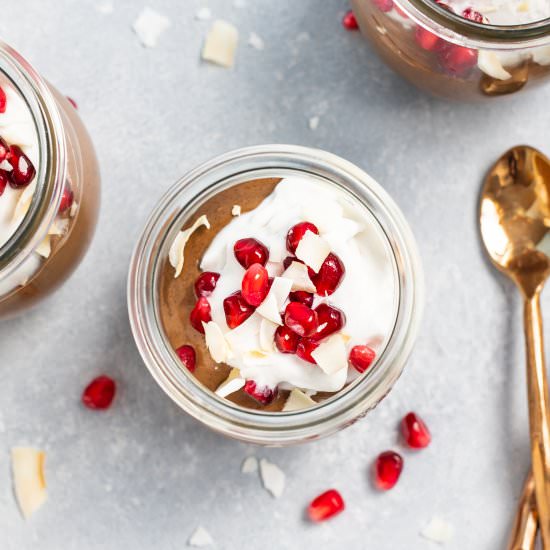 Chocolate Chia Mousse - Recipe photo by eatlovenamaste