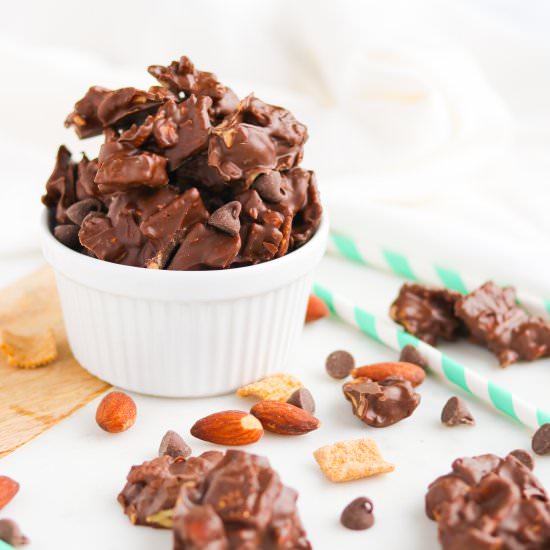 Chocolate Toffee "OMG" Clusters - Recipe photo by A baJillian Recipes