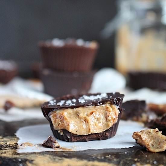 Cinnamon Raisin Almond Butter Cups - Recipe photo by BetterwithCake