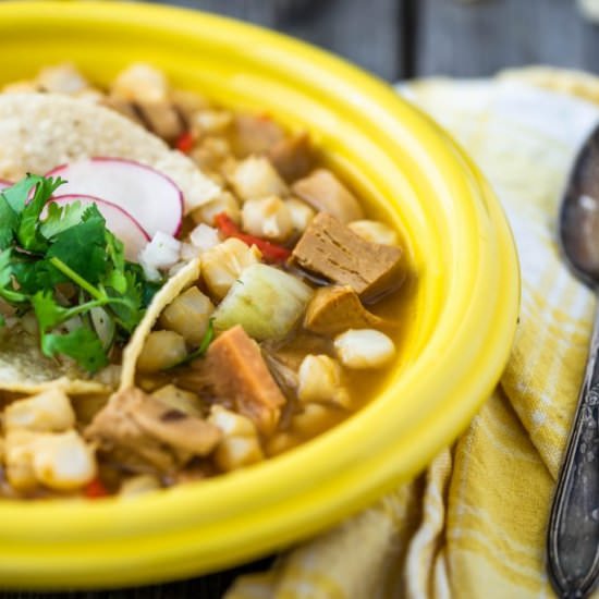 Southwestern Pozole - Recipe photo by nutfreevegan