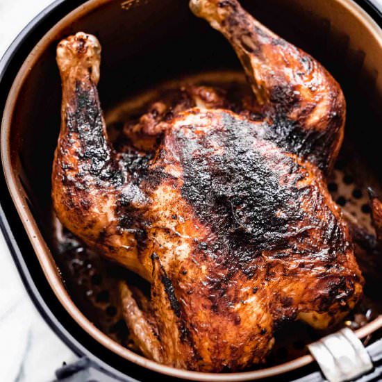 air fryer chicken - Recipe photo by Amy in the Kitchen