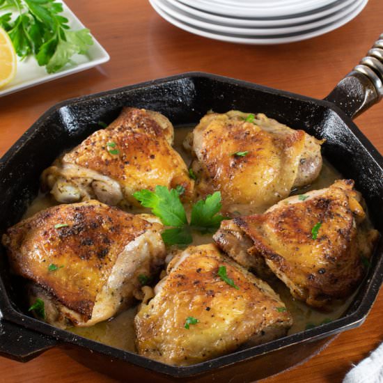 Roasted Lemon Pepper Herb Chicken - Recipe photo by For the Love of Cooking