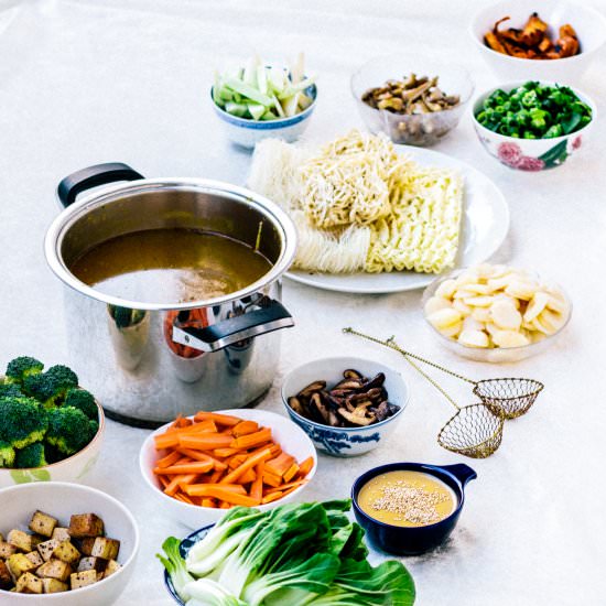 Vegan Chinese Hot Pot - Recipe photo by myvibrantkitchen