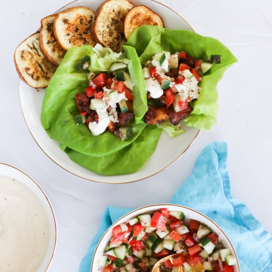Shawarma Lettuce Wraps - Recipe photo by WhatJewWannaEat