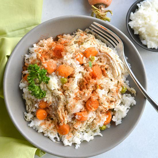 Instant Pot Cajun Chicken & Rice - Recipe photo by Skinny Fitalicious