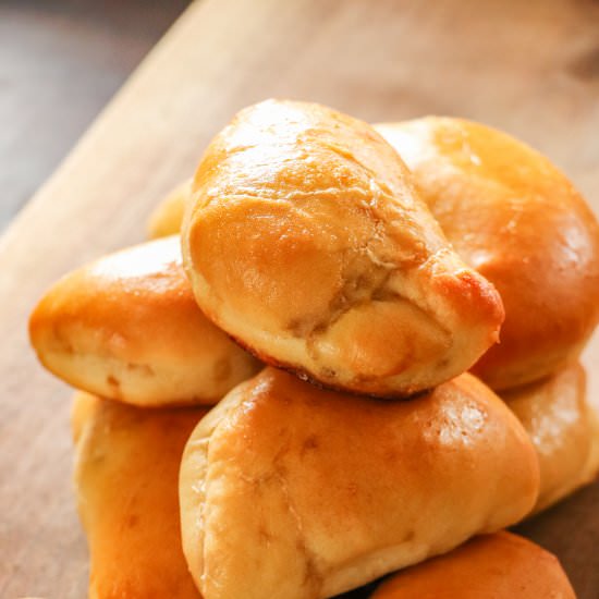 Pīrāgi (Latvian Bacon Buns) - Recipe photo by suziethefoodie
