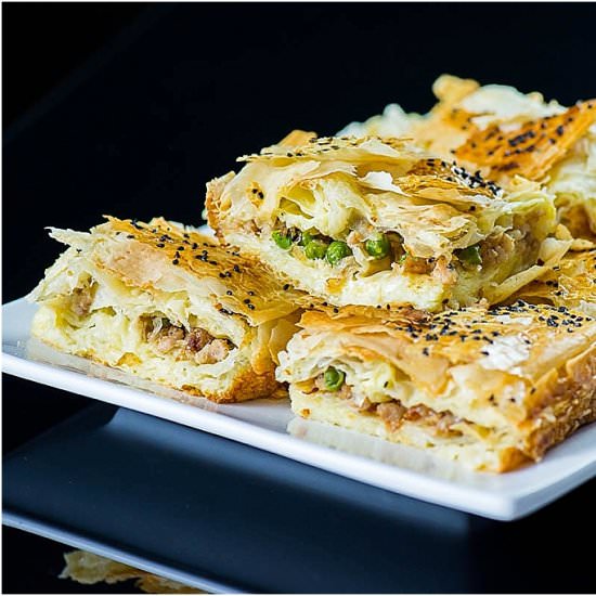 Chicken Pie in Phyllo dough - Recipe photo by Arbuz.com