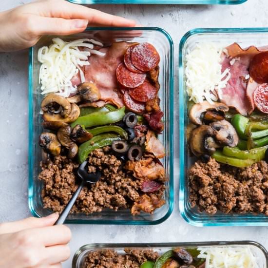 Keto Low Carb Pizza - Recipe photo by foodfaithfitness