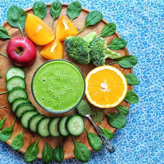 Green Detox Smoothie - Recipe photo by In Love with Bliss