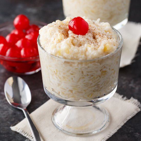 Pineapple Rice Pudding - Recipe photo by simplystacie