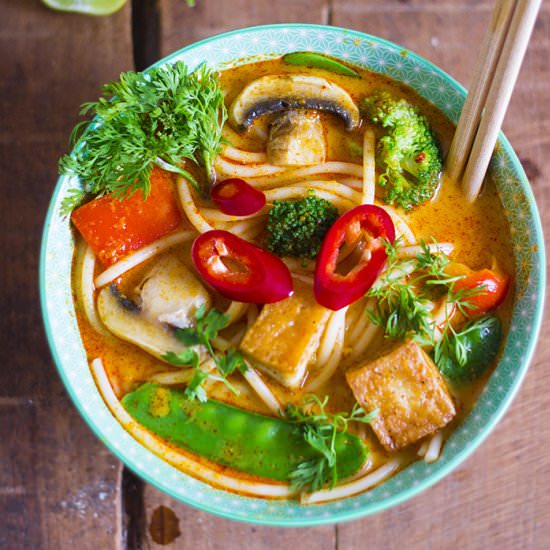 Vegan Laksa Soup - Recipe photo by onetsp
